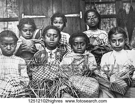 Magic lantern slide circa 1900. Victorian. Social History. Society for the propagation of the gospel in foreign parts. Missionary work in Madagascar off the coast of Africa. Girls making mats View Large Photo Image Stock Photograph - Magic lantern slide circa 1900. Victorian. Social History. Society for the propagation of the gospel in foreign parts. Missionary work in Madagascar off the coast of Africa. Girls making mats. Fotosearch
