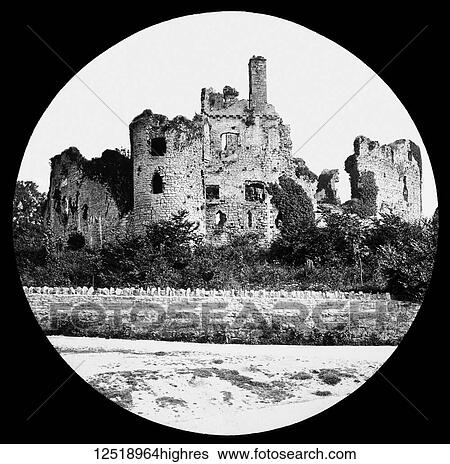 Magic lantern slide circa 1900. Victorian/Edwardian. Social History. Coity Castle (Welsh: Castell Coety) in Glamorgan, Wales, is a Norman castle built by Sir Payn the Demon de Turberville (fl. 1126), one of the legendary Twelve Knights of Glamorgan... View Large Photo Image Stock Photograph - Magic lantern slide circa 1900. Victorian/Edwardian. Social History. Coity Castle (Welsh: Castell Coety) in Glamorgan, Wales, is a Norman castle built by Sir Payn the Demon de Turberville (fl. 1126), one of the legendary Twelve Knights of Glamorgan.... Fotosearch
