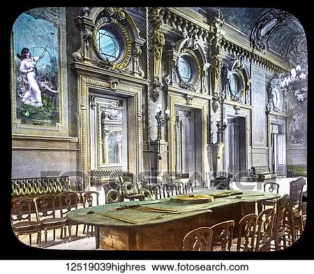 Stock Photograph - Magic Lantern slide circa 1900. Victorian or Edwardian era. The origional monchrome ( black and white ) photograph hand coloured. The photograph is the work of G. W. Wilson photographer and slide manufacturer 1823-1893. George Washington Wilson (7.... Fotosearch