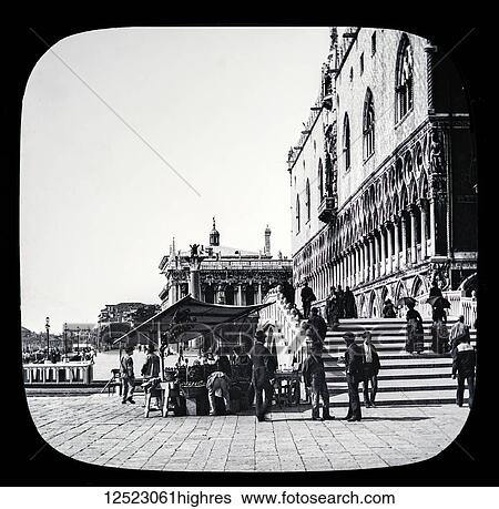 Magic lantern slide circa 1900. Victorian/Edwardian. Social History. The Beauties of Venice, photographs created in 1888 Joseph John William ACWORTH F. I. C., F. C. S. J. The Beauties of Venice. The Paglia Bridge. This is an instantaneous view of the Ponte... View Large Photo Image Stock Photograph - Magic lantern slide circa 1900. Victorian/Edwardian. Social History. The Beauties of Venice, photographs created in 1888 Joseph John William ACWORTH F. I. C., F. C. S. J. The Beauties of Venice. The Paglia Bridge. This is an instantaneous view of the Ponte.... Fotosearch