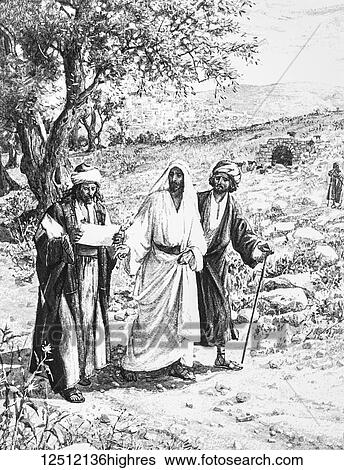 magic lantern slide circa 1900. The walk to Emmaus View Large Photo Image Stock Photograph - magic lantern slide circa 1900. The walk to Emmaus. Fotosearch