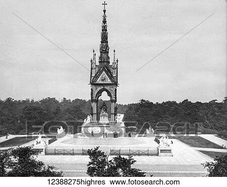 Magic Lantern slide circa 1900 views of London, England in Victorian times. The Albert Memorial in Hyde Park View Large Photo Image Stock Photograph - Magic Lantern slide circa 1900 views of London, England in Victorian times. The Albert Memorial in Hyde Park. Fotosearch