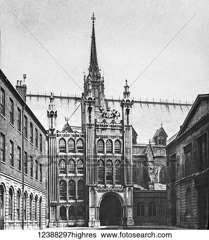 Magic Lantern slide circa 1900 views of London, England in Victorian times. The Guildhall View Large Photo Image Stock Photograph - Magic Lantern slide circa 1900 views of London, England in Victorian times. The Guildhall. Fotosearch