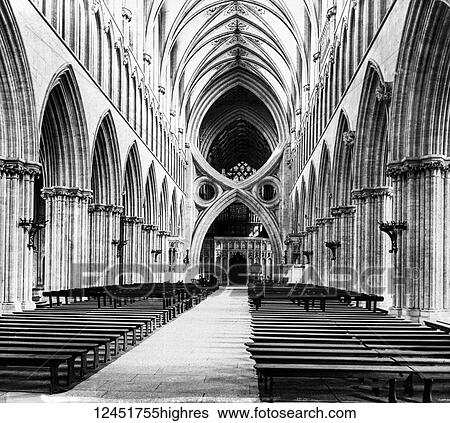 Magic Lantern slide circa 1900 Wells Cathedral Nave. The Cathedral was built in the late 12th and early 13th century, in the Gothic style. It is famous for its west front with 293 mediaeval statues which were begun around 1220. Many of the lower... View Large Photo Image Stock Photograph - Magic Lantern slide circa 1900 Wells Cathedral Nave. The Cathedral was built in the late 12th and early 13th century, in the Gothic style. It is famous for its west front with 293 mediaeval statues which were begun around 1220. Many of the lower.... Fotosearch