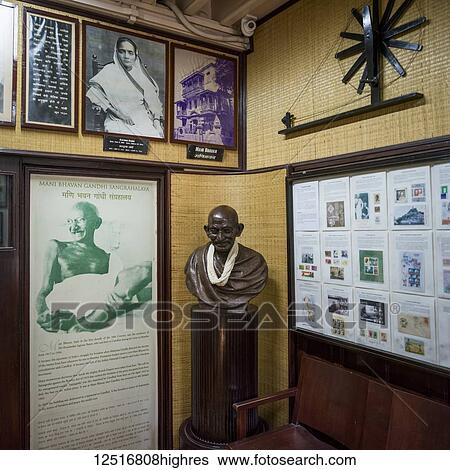 Mani Bhavan, Gandhi's museum and library, Mahatma Gandhi's Mumbai headquarters for 17 years, from 1917 to 1934; Mumbai, Maharashtra, India View Large Photo Image Stock Photograph - Mani Bhavan, Gandhi's museum and library, Mahatma Gandhi's Mumbai headquarters for 17 years, from 1917 to 1934; Mumbai, Maharashtra, India. Fotosearch