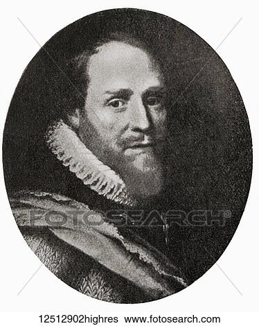 Stock Photograph - Maurice of Orange, 1567 1625. Stadtholder of all the provinces of the Dutch Republic except for Friesland. From Hutchinson's History of the Nations, published 1915.. Fotosearch