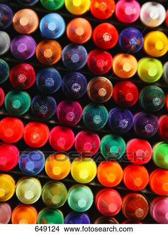 Picture - New crayons. Fotosearch
