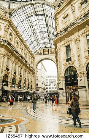 Ornate glass ceiling in luxury mall, Galleria Vittorio Emanuele Ii; Milan, Italy View Large Photo Image Stock Photograph - Ornate glass ceiling in luxury mall, Galleria Vittorio Emanuele Ii; Milan, Italy. Fotosearch