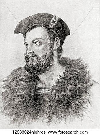 Stock Photograph - Owen Roe O'Neill, c. 1585 1649. Seventeenth-century soldier and one of the most famous of the O'Neill dynasty of Ulster in Ireland. From Hutchinson's History of the Nations, published 1915.. Fotosearch