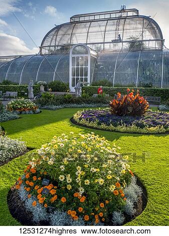 Stock Photograph - Palm House in Kew Gardens; London, England. Fotosearch