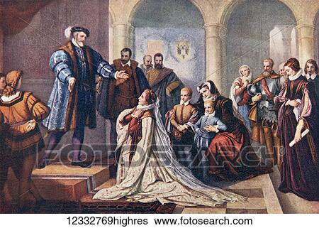 Philippine Welser at the court of Emperor Ferdinand at Innsbruck in 1559. Here he finally recognised her secret marriage to his son which had taken place in 1557. Philippine Welser, 1527 1580. Morganatic wife of Ferdinand II, Archduke of Austria.... View Large Photo Image Stock Photograph - Philippine Welser at the court of Emperor Ferdinand at Innsbruck in 1559. Here he finally recognised her secret marriage to his son which had taken place in 1557. Philippine Welser, 1527 1580. Morganatic wife of Ferdinand II, Archduke of Austria..... Fotosearch