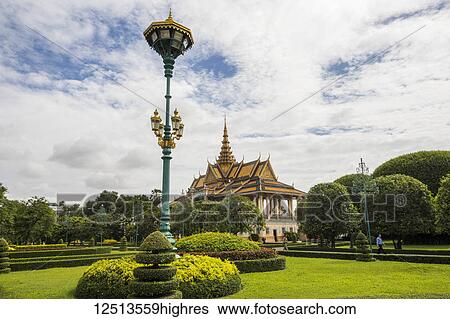 Phochani Pavilion at the Royal Palace; Phnom Penh, Cambodia View Large Photo Image Stock Photograph - Phochani Pavilion at the Royal Palace; Phnom Penh, Cambodia. Fotosearch