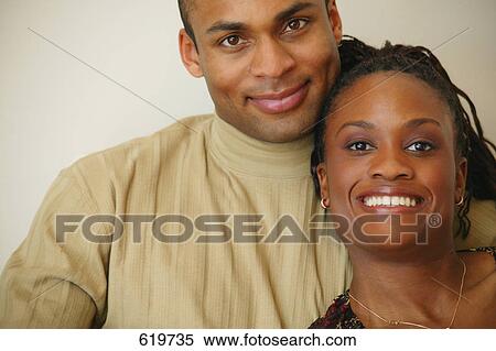 Stock Photography - Portrait of a happy couple. Fotosearch