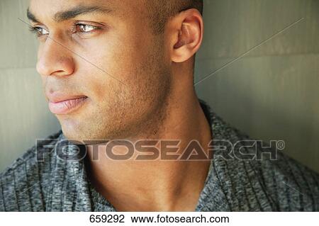 Stock Image - Portrait of a man. Fotosearch