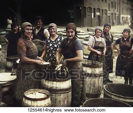 Postcard circa 1900, Victorian/Edwardian Social History. Cullercoats fisherlass cleaning and sorting herring fish at North Shields fish quay; North Shields, Tyne and Wear, England View Large Photo Image Stock Photograph - Postcard circa 1900, Victorian/Edwardian Social History. Cullercoats fisherlass cleaning and sorting herring fish at North Shields fish quay; North Shields, Tyne and Wear, England. Fotosearch