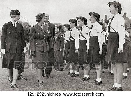 Princess Elizabeth inspecting the Girls' Training Corps, 1945. Princess Elizabeth of York, future Elizabeth II, born 1926. Queen of the United Kingdom. View Large Photo Image Stock Photograph - Princess Elizabeth inspecting the Girls' Training Corps, 1945. Princess Elizabeth of York, future Elizabeth II, born 1926. Queen of the United Kingdom.. Fotosearch
