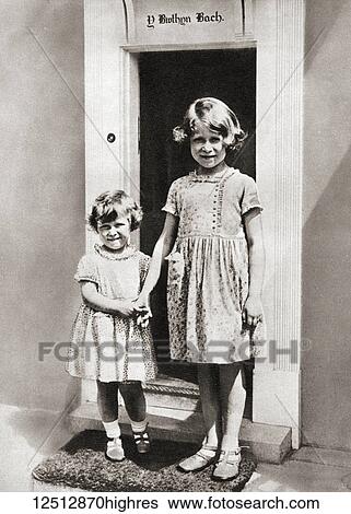 Princess Elizabeth, right, and her sister Princess Margaret in 1933 at Y Bwthyn Bach or The Little House, situated in the garden of the Royal Lodge, Windsor Great Park, Berkshire, England. This miniature cottage was a gift to them from the people of... View Large Photo Image Stock Photograph - Princess Elizabeth, right, and her sister Princess Margaret in 1933 at Y Bwthyn Bach or The Little House, situated in the garden of the Royal Lodge, Windsor Great Park, Berkshire, England. This miniature cottage was a gift to them from the people of.... Fotosearch