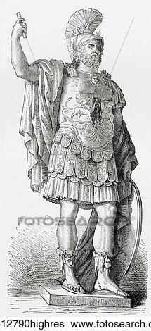 Pyrrhus, 319/318272 BC. Greek general and statesman of the Hellenistic period, king of the Greek tribe of Molossians of the royal Aeacid house and later king of Epirus. From Ward and Lock's Illustrated History of the World, published c. 1882. View Large Photo Image Stock Photograph - Pyrrhus, 319/318272 BC. Greek general and statesman of the Hellenistic period, king of the Greek tribe of Molossians of the royal Aeacid house and later king of Epirus. From Ward and Lock's Illustrated History of the World, published c. 1882.. Fotosearch