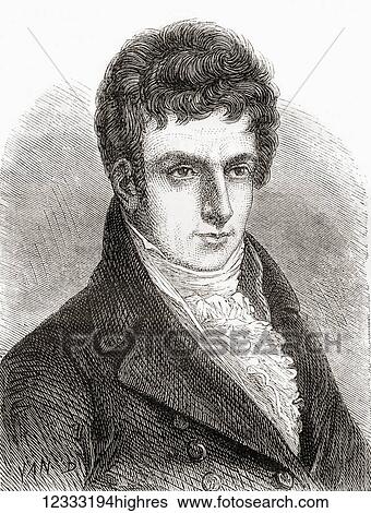 Stock Photograph - Robert Fulton, 1765 1815. American engineer and inventor, widely credited with developing a commercially successful steamboat called The North River Steamboat of Claremont. He was also commissioned by Napoleon Bonaparte in 1800 to attempt to design.... Fotosearch