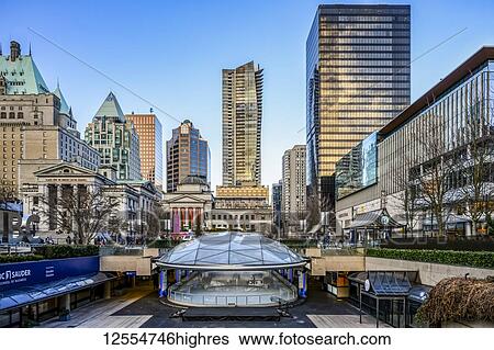 Robson Square Ice Rink; Vancouver, British Columbia, Canada View Large Photo Image Stock Photograph - Robson Square Ice Rink; Vancouver, British Columbia, Canada. Fotosearch