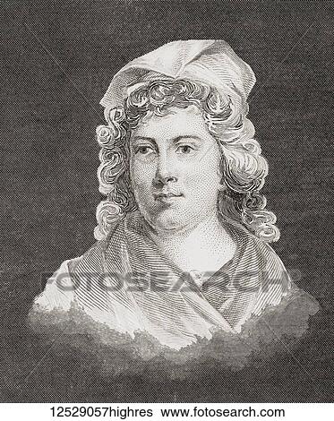 Stock Photograph - Sarah Sally Franklin Bache, 1743-1808. Daughter of Bejamin Franklin and Deborah Read. She was a civilian activist in the American Revolutionary War and, after the death of her mother, occasionally served as her father's political hostess.. Fotosearch