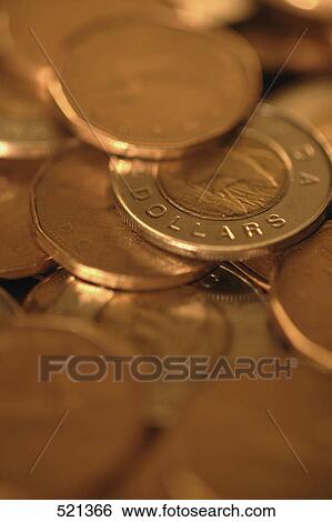 Stock Photograph - Scattered change. Fotosearch