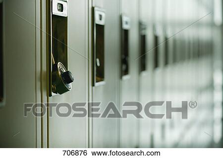 School lockers View Large Photo Image Stock Photograph - School lockers. Fotosearch