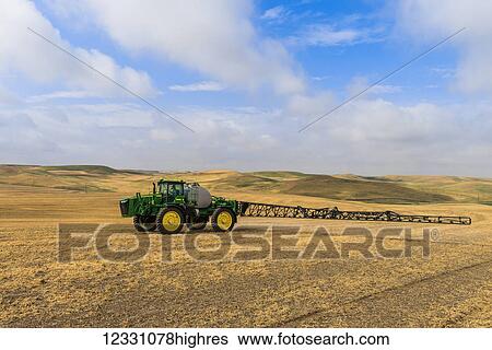 Self-Propelled Sprayer Spraying Herbicide On A Field In Advance Of Preparing It To Plant In The Palouse Region Of Eastern Washington; Washington, United States Of America View Large Photo Image Stock Photograph - Self-Propelled Sprayer Spraying Herbicide On A Field In Advance Of Preparing It To Plant In The Palouse Region Of Eastern Washington; Washington, United States Of America. Fotosearch