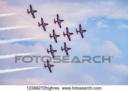 Snow Birds at the North Bay Air Show in celebration of Canada's 150 years of confederation; North Bay, Ontario, Canada View Large Photo Image Stock Photograph - Snow Birds at the North Bay Air Show in celebration of Canada's 150 years of confederation; North Bay, Ontario, Canada. Fotosearch