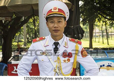 Soldier in gala uniform; Hanoi, Vietnam View Large Photo Image Stock Photograph - Soldier in gala uniform; Hanoi, Vietnam. Fotosearch