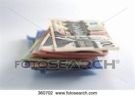 Stack of money with a hundred on top View Large Photo Image Stock Image - Stack of money with a hundred on top. Fotosearch