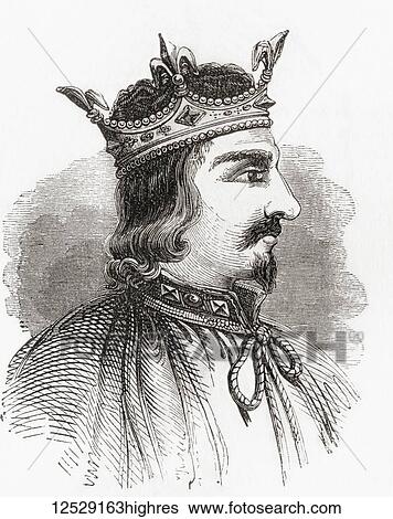 Stephen, c.?1092/6 1154, aka Stephen of Blois. King of England, 1135 - 1154, Count of Boulogne, 1125- 1147 and Duke of Normandy, 1135 - 1144. From Old England: A Pictorial Museum, published 1847. View Large Photo Image Stock Photograph - Stephen, c.?1092/6 1154, aka Stephen of Blois. King of England, 1135 - 1154, Count of Boulogne, 1125- 1147 and Duke of Normandy, 1135 - 1144. From Old England: A Pictorial Museum, published 1847.. Fotosearch