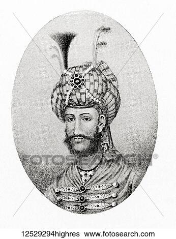 Stock Photograph - Tahmasp I, 1514 1576. Shah of Iran, member of the Safavid dynasty. From Hutchinson's History of the Nations, published 1915. Fotosearch