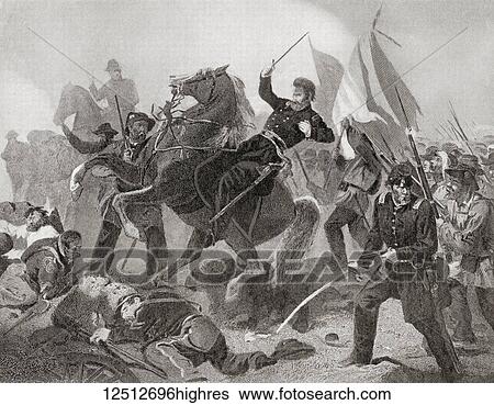 The Battle of Wilson's Creek, aka the Battle of Oak Hills, 1861, the first major battle of the Trans-Mississippi Theater of the American Civil War. From Hutchinson's History of the Nations, published 1915. View Large Photo Image Stock Photograph - The Battle of Wilson's Creek, aka the Battle of Oak Hills, 1861, the first major battle of the Trans-Mississippi Theater of the American Civil War. From Hutchinson's History of the Nations, published 1915.. Fotosearch