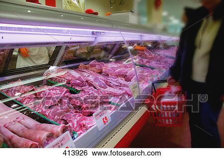 Stock Photograph - The butchers. Fotosearch