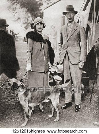 The Duke and Duchess of York in 1925. Prince Albert, Duke of York, future George VI, 1895 1952. King of the United Kingdom and the Dominions of the British Commonwealth. Duchess of York, future Queen Elizabeth, The Queen Mother. Elizabeth Angela... View Large Photo Image Stock Photograph - The Duke and Duchess of York in 1925. Prince Albert, Duke of York, future George VI, 1895 1952. King of the United Kingdom and the Dominions of the British Commonwealth. Duchess of York, future Queen Elizabeth, The Queen Mother. Elizabeth Angela.... Fotosearch