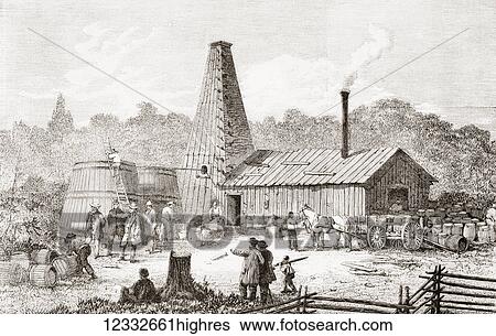 The Gordon Oil wells in Western Canada, North America in the late 19th century. From L'Univers Illustre published 1867. View Large Photo Image Stock Photograph - The Gordon Oil wells in Western Canada, North America in the late 19th century. From L'Univers Illustre published 1867.. Fotosearch