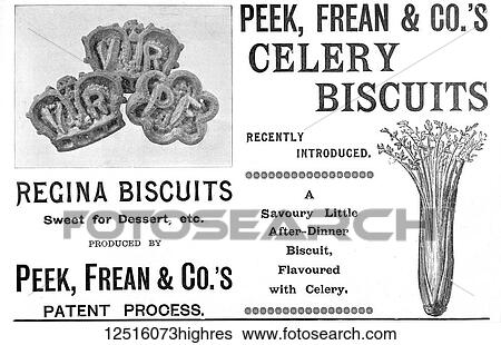 Stock Photograph - The Graphic Newspaper/Magazine June 1st 1897, Queens Victoria's Diamond Jubilee. Peek, Frean & Co Biscuits advertisement. Fotosearch