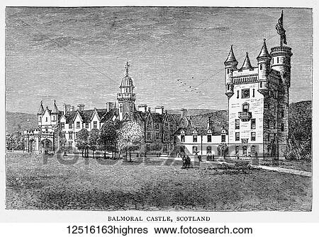 Stock Photograph - The Graphic Newspaper/Magazine June 1st 1897, Queens Victoria's Diamond Jubilee. Balmoral Castle, Scotland. Fotosearch