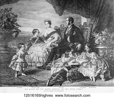 Stock Photograph - The Graphic Newspaper/Magazine June 1st 1897, Queens Victoria's Diamond Jubilee. Queen Victoria and the Prince consort and the Royal Family. Fotosearch