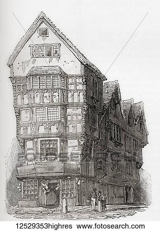 The house formerly standing at the corner of Chancery Lane, London, England, residence of Izaak Walton. Izaak Walton, c.?15931683. English writer. From Old England: A Pictorial Museum, published 1847. View Large Photo Image Stock Photograph - The house formerly standing at the corner of Chancery Lane, London, England, residence of Izaak Walton. Izaak Walton, c.?15931683. English writer. From Old England: A Pictorial Museum, published 1847.. Fotosearch