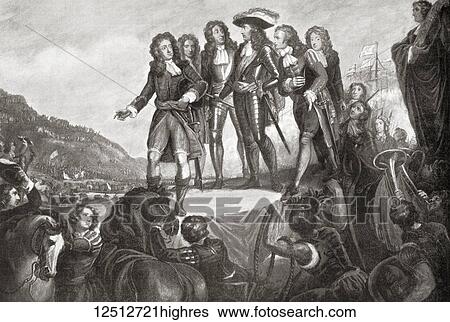 The landing of William of Orange in England in 1688. William III, 1650 to 1702. King of England and Ireland and, from 1689, as William II of Scotland, aka William of Orange. From Hutchinson's History of the Nations, published 1915. View Large Photo Image Stock Photograph - The landing of William of Orange in England in 1688. William III, 1650 to 1702. King of England and Ireland and, from 1689, as William II of Scotland, aka William of Orange. From Hutchinson's History of the Nations, published 1915.. Fotosearch