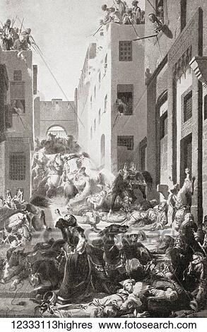 The massacre of the Mamelukes at the Cairo citadel, 1811 by Muhammad Ali of Egypt. Muhammad Ali Pasha al-Mas'ud ibn Agha, 1769 1849. Ottoman Albanian commander in the Ottoman army, who rose to the rank of Pasha, and became W? li, and self-declared... View Large Photo Image Stock Photograph - The massacre of the Mamelukes at the Cairo citadel, 1811 by Muhammad Ali of Egypt. Muhammad Ali Pasha al-Mas'ud ibn Agha, 1769 1849. Ottoman Albanian commander in the Ottoman army, who rose to the rank of Pasha, and became W? li, and self-declared.... Fotosearch