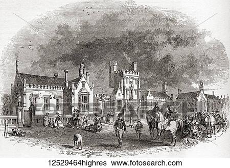 The old Bedford School, as rebuilt in the late 19th century. From Old England: A Pictorial Museum, published 1847. View Large Photo Image Stock Photograph - The old Bedford School, as rebuilt in the late 19th century. From Old England: A Pictorial Museum, published 1847.. Fotosearch