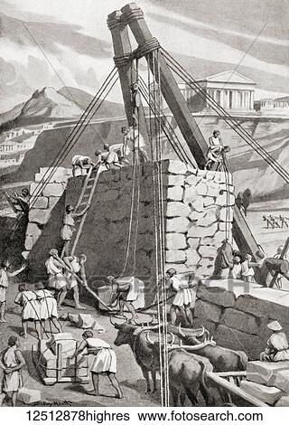 The rebuilding of the Long Walls by the Athenians in 393 BC. From Hutchinson's History of the Nations, published 1915. View Large Photo Image Stock Photograph - The rebuilding of the Long Walls by the Athenians in 393 BC. From Hutchinson's History of the Nations, published 1915.. Fotosearch
