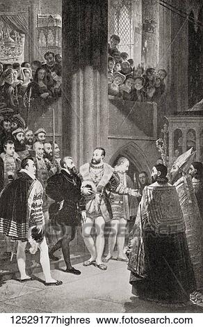 The reconciliation of Francis I and Charles V in Aigues-Mortes, France, after the Tuce of Nice, 1538. Francis I, 1494 1547. King of France. Charles V, 1500 1558. Ruler of the Spanish Empire as Charles I from 1516 and the Holy Roman Empire as... View Large Photo Image Stock Photograph - The reconciliation of Francis I and Charles V in Aigues-Mortes, France, after the Tuce of Nice, 1538. Francis I, 1494 1547. King of France. Charles V, 1500 1558. Ruler of the Spanish Empire as Charles I from 1516 and the Holy Roman Empire as.... Fotosearch