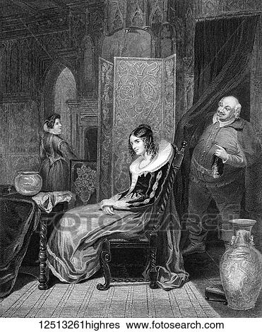 The Works of Shakspere (Imperial Edition) edited by Charles Knight. An etched drawing Published by Virtue & Co Ltd 1870. William Shakespeare. Falstaf and Mrs Ford from the Merry Wives of Windsor View Large Photo Image Stock Photograph - The Works of Shakspere (Imperial Edition) edited by Charles Knight. An etched drawing Published by Virtue & Co Ltd 1870. William Shakespeare. Falstaf and Mrs Ford from the Merry Wives of Windsor. Fotosearch