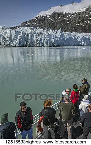 Tourists on board the Baranof Wind sightseeing at Margerie Glacier, Tarr Inlet, Glacier Bay National Park and Preserve, Southeast Alaska; Alaska, United States of America View Large Photo Image Stock Photograph - Tourists on board the Baranof Wind sightseeing at Margerie Glacier, Tarr Inlet, Glacier Bay National Park and Preserve, Southeast Alaska; Alaska, United States of America. Fotosearch