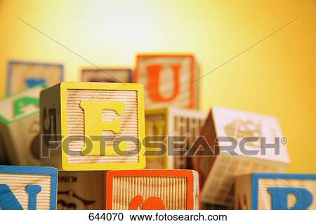 Stock Image - Toy blocks. Fotosearch