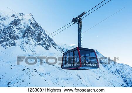 Tram To Aiguille Du Midi; Chamonix, France View Large Photo Image Stock Photograph - Tram To Aiguille Du Midi; Chamonix, France. Fotosearch